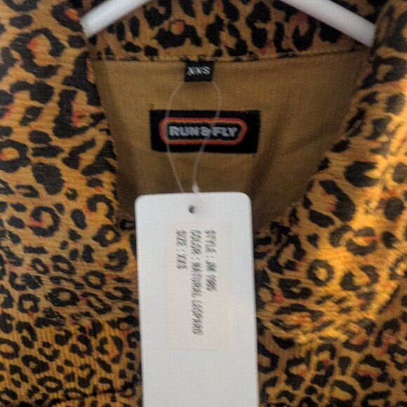 *SOLD*    NWT - Limited Edition Leopard Print Corduroy Zip Front Boiler Suit - Picture 4 of 7